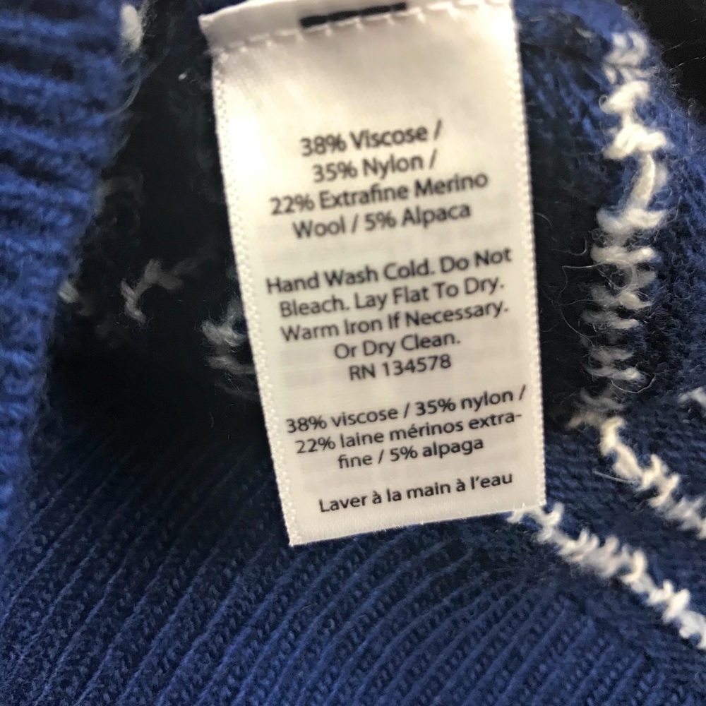 Vineyard Vines Zip Wool Blend Marlins Knit Sweater - Picture 5 of 8